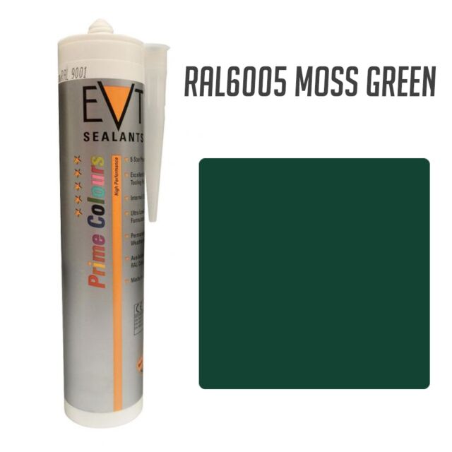 EVT MOSS GREEN RAL6005 PRIME COLOUR SILICONE 300ML