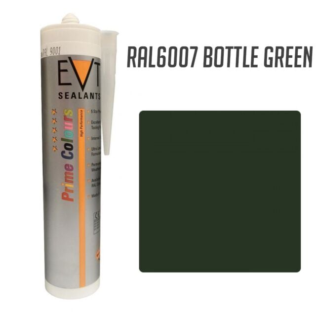 EVT BOTTLE GREEN RAL6007 PRIME COLOUR SILICONE 300ML