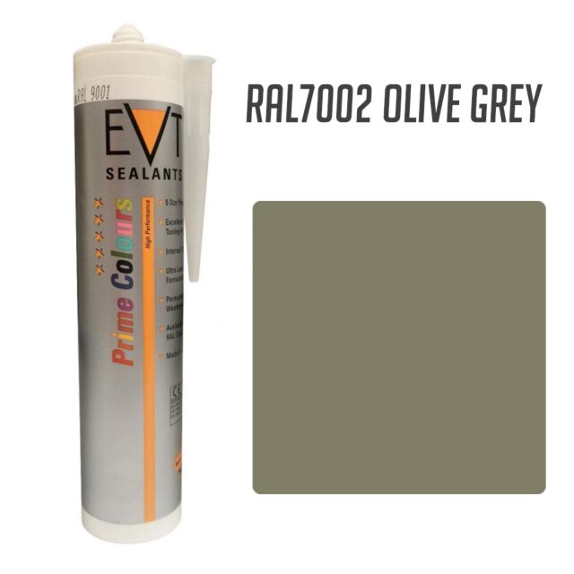 EVT OLIVE GREY RAL7002 PRIME COLOUR SILICONE 300ML