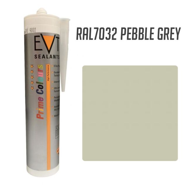 EVT PEBBLE GREY RAL7032 PRIME COLOUR SILICONE 300ML