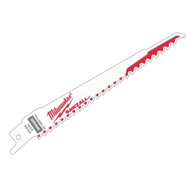 SAWZALL SABRE SAW BLADES 150MM 5 PACK 48475035 MILWAUKEE