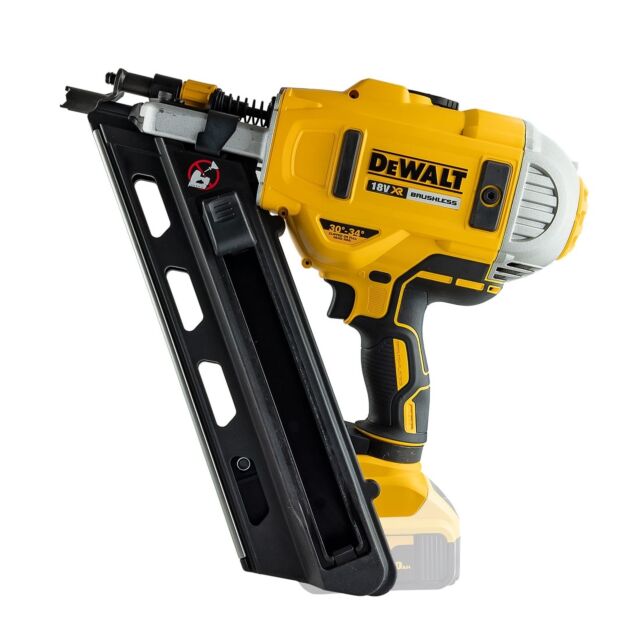 DEWALT 18V B/LESS 2ND FIX NAILER BODY DCN660N ANGLED