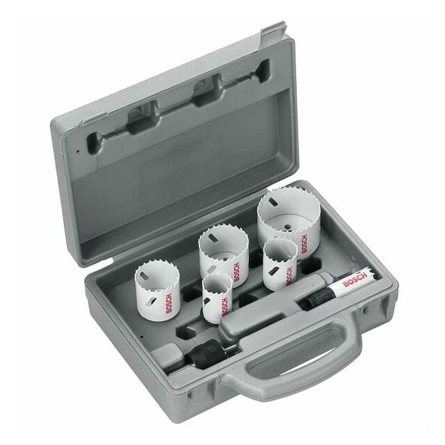 BOSCH HOLESAW SET QUICK CHANGE PROGRESSOR 9PCE 2608 594 435