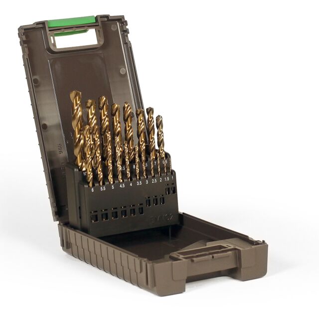 19 PIECE HSS COBALT DRILL BIT SET DS19C REISSER 138796