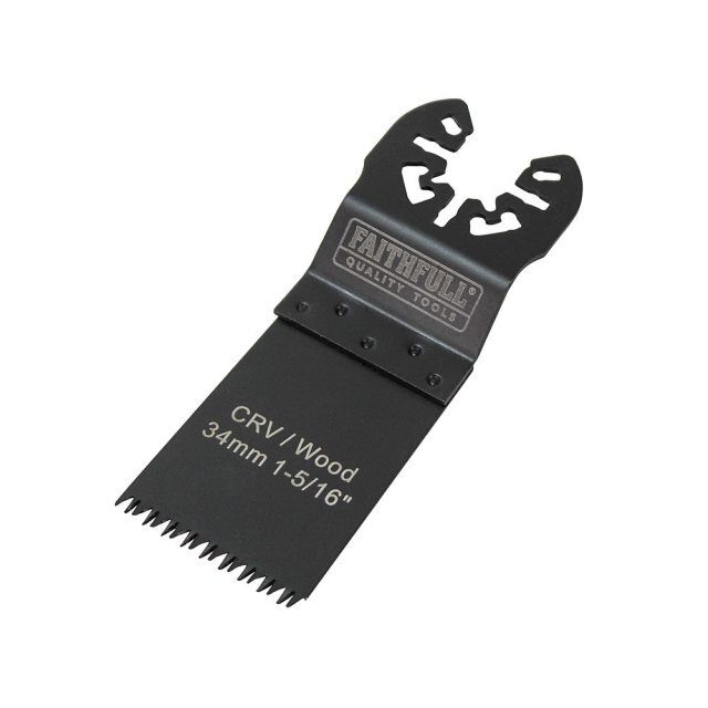 Multi Tool Wood Blade Flush Cut Side Set 34mm FAITHFULL