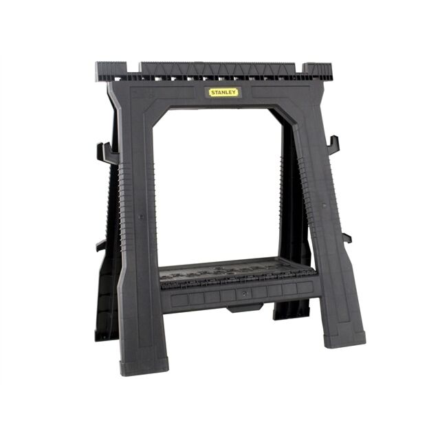 STANLEY 1-70-713 ***PAIR*** PLASTIC FOLDING SAW HORSES