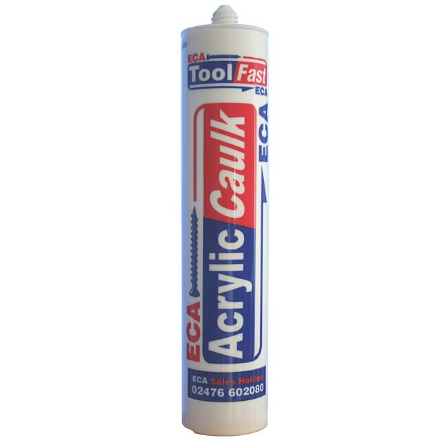 ECA WHITE 121 CAULK 115320 PAINTERS ACRYLIC 10% MOVEMENT