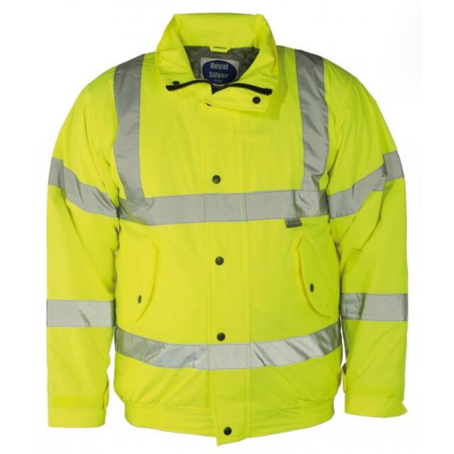 HI VIS BOMBER JACKET XLARGE CLASS 3 HJ44YL