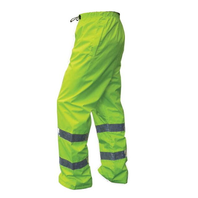 HI VIS TROUSERS LARGE CLASS 1 HV03YL SCAN WWHVMTL