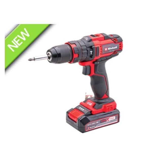 Einhell 18V Combi Drill with a 2.5Ah Li-Ion Battery