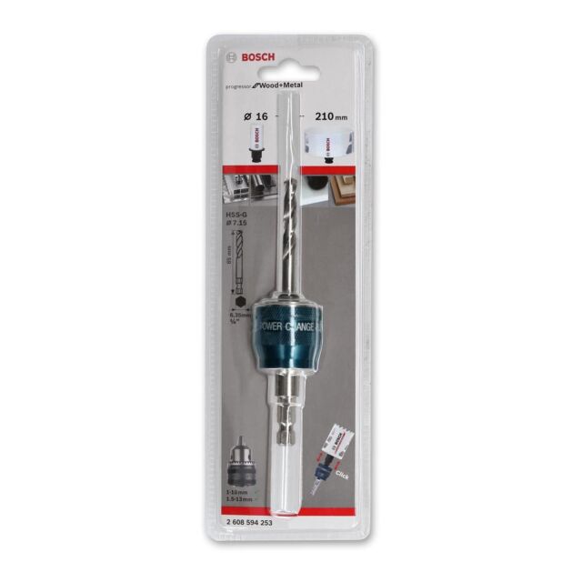 BOSCH QUICK CHANGE ARBOR HSS GROUND BIT 2 608 594 253