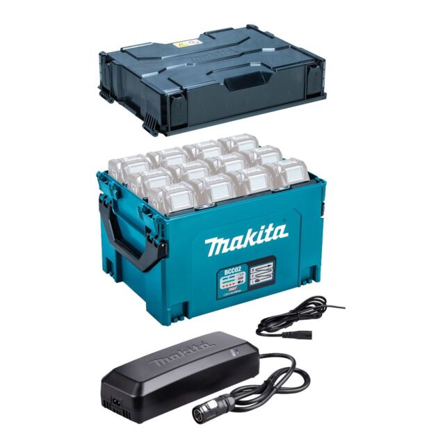 MAKITA BCC02 12 PORT 40V XGT CHARGING CASE