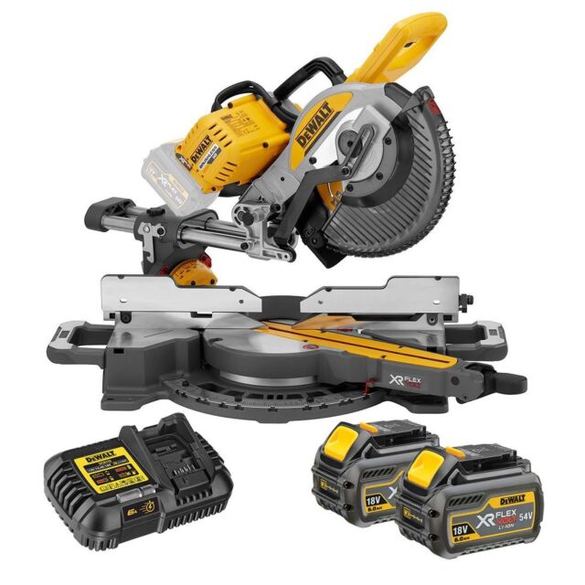 DEWALT DCS727T2 54V FLEXVOLT 250MM D.B. 250MM MITRE SAW