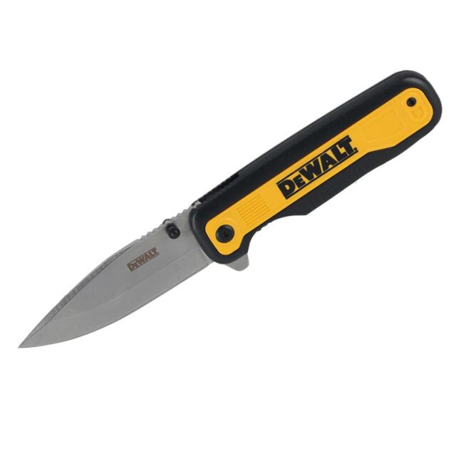 DEWALT DWHT10993-0 FOLDING POCKET KNIFE DROP POINT