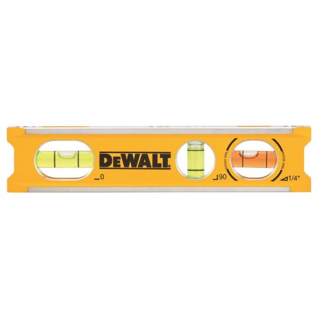 DEWALT DWHT42525-0 6.5" 165MM BILLET TORPEDO SPIRIT LEVEL
