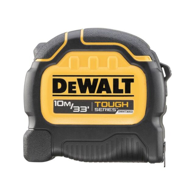 DEWALT DWHT36933-5 TOUGH TAPE MEASURE 10M/33FT TOUGH SERIES