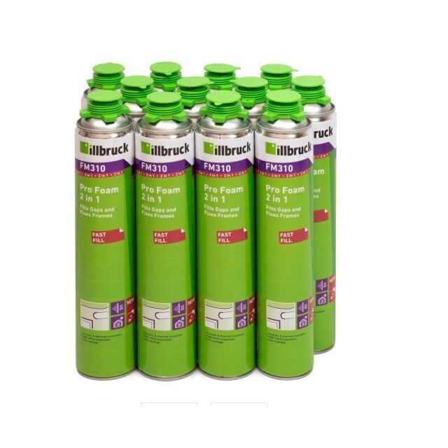 ILLBRUCK 750ML FOAM DUAL GUN GRADE / HAND HELD FM310 X 12