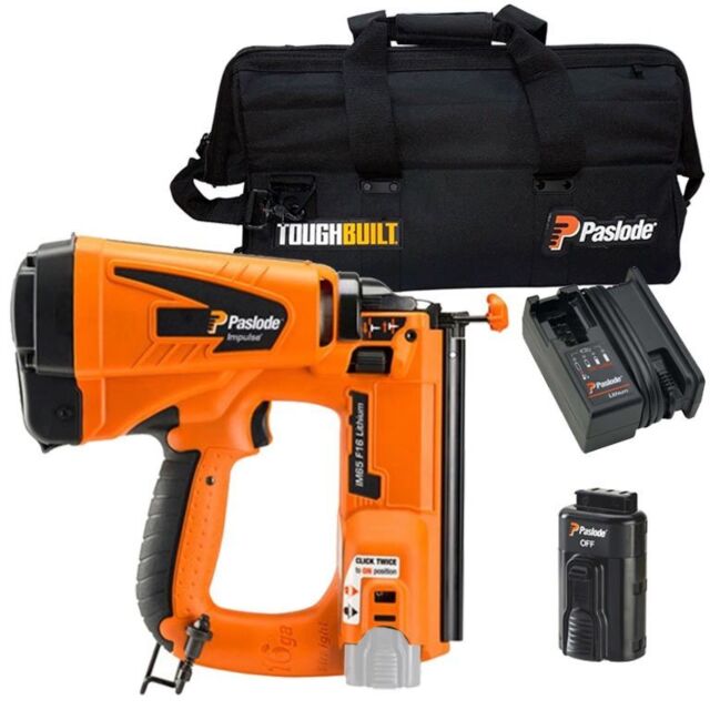PASLODE IM65 STRAIGHT 2ND FIX NAILER INC BATTERY AND BAG