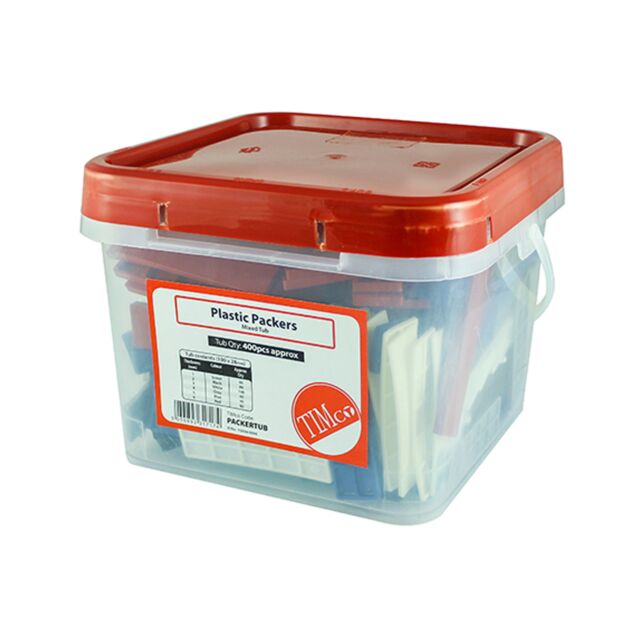 TIMCO ASSORTED PACKERS (TUB OF 400) 1MM TO 6MM