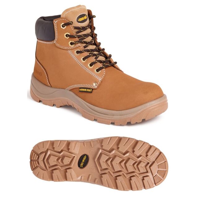 SS819CM SIZE 9 HIKER BOOT HONEY WHEAT 6 EYE