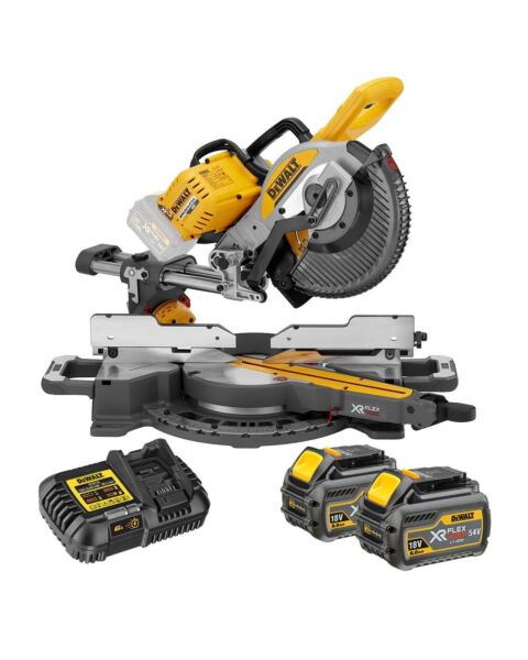 DEWALT DCS727T2 54V FLEXVOLT 250MM D.B. 250MM MITRE SAW