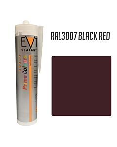 EVT BLACK RED RAL3007 PRIME COLOUR SILICONE 300ML