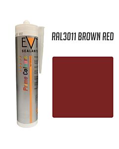 EVT BROWN RED RAL3011 PRIME COLOUR SILICONE 300ML