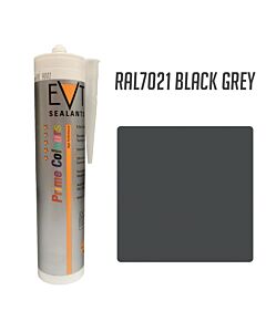 EVT BLACK GREY RAL7021 PRIME COLOUR SILICONE 300ML