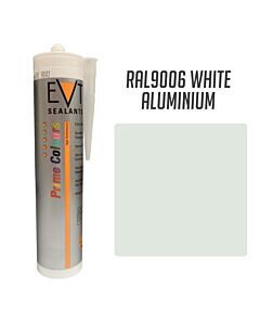 EVT WHITE ALUMINIUM RAL9006 PRIME COLOUR SILICONE 300ML