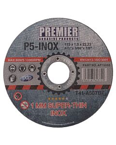 115MM EXTRA THIN DISC (LOOSE) METAL 1MM AP10050
