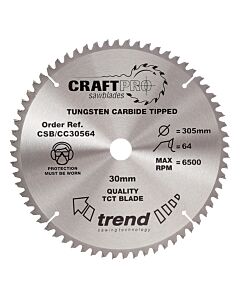 CSB/CC30564 TREND 305MM 64T 30MM BORE BLADE