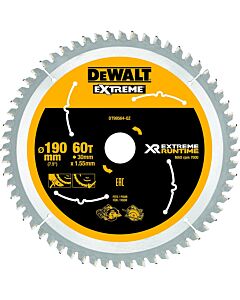 FLEXVOLT 190 x 30mm 60T CIRCULAR SAW BLADE