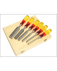 MARPLES M373 WOOD BOX 6 CHISEL SET MAR373S6