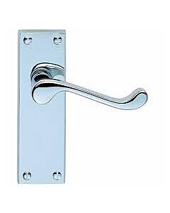 DL55CP SCROLL LEVER LATCH CHROME PLATED