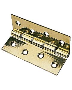 HDPBW21 76MM *PAIR* 3" BRASS POLISHED HINGE BRONZE WASHER