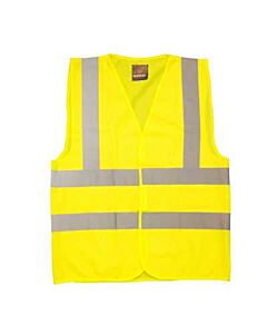 HIGH VISIBILITY WAISTCOAT LARGE VEST CLASS 2 HVVLRG
