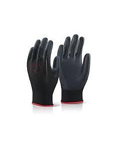 PU THIN EASY WORK GLOVE PAIR A120BKR SIZE 8 M