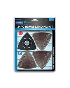 SMART STARLOCK BACKINGPAD 93MM DELTA SANDING SHEET 31PC