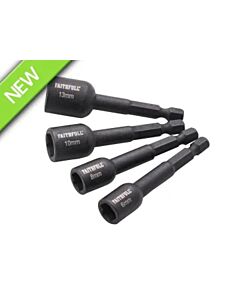 4 Piece Impact Nut Driver Set Faithfull