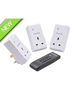 Unicom Remote Control Sockets Set of 3
