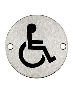 X2003S 76MM DISABLED SYMBOL DOOR SIGN SSS