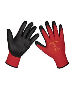 Brick/Block Glove (Red/Black) Large 6 Pack ECA LABEL