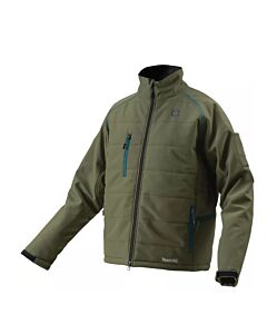 MAKITA DCJ205ZO 18V LXT OLIVE HEATED JACKET LARGE
