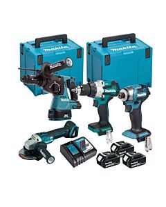MAKITA DLX4195JX1 18V LXT 4PC KIT