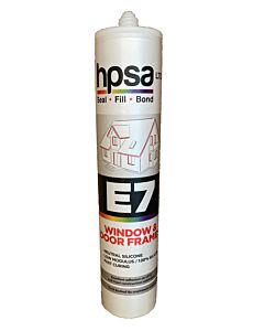 HPSA E7 SILICONE ANTHRACITE 280ML WINDOW AND DOOR FRAMES