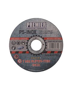 PREMIER TIN (10 x ECON DISCS) EXTRA THIN 115MM METAL CUT
