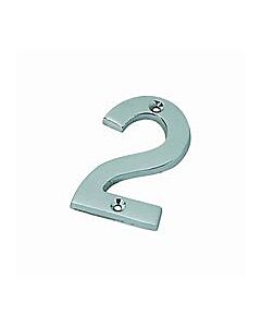 N2CP NUMERAL NUMBER 2 C/P CHROME