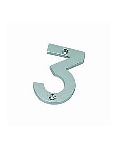 N3CP NUMERAL NUMBER 3 C/P CHROME