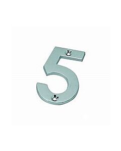N5CP NUMERAL NUMBER 5 C/P CHROME