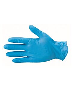 OX BLUE NITRILE XLARGE GLOVES (PACK OF 100) XL DISPOSABLE